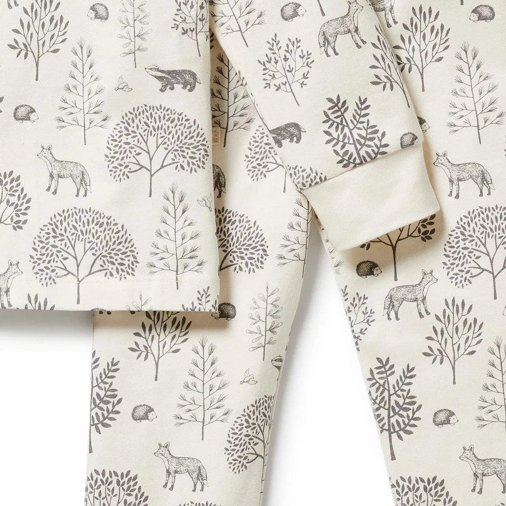 Woodland Organic Long Sleeve Pyjamas