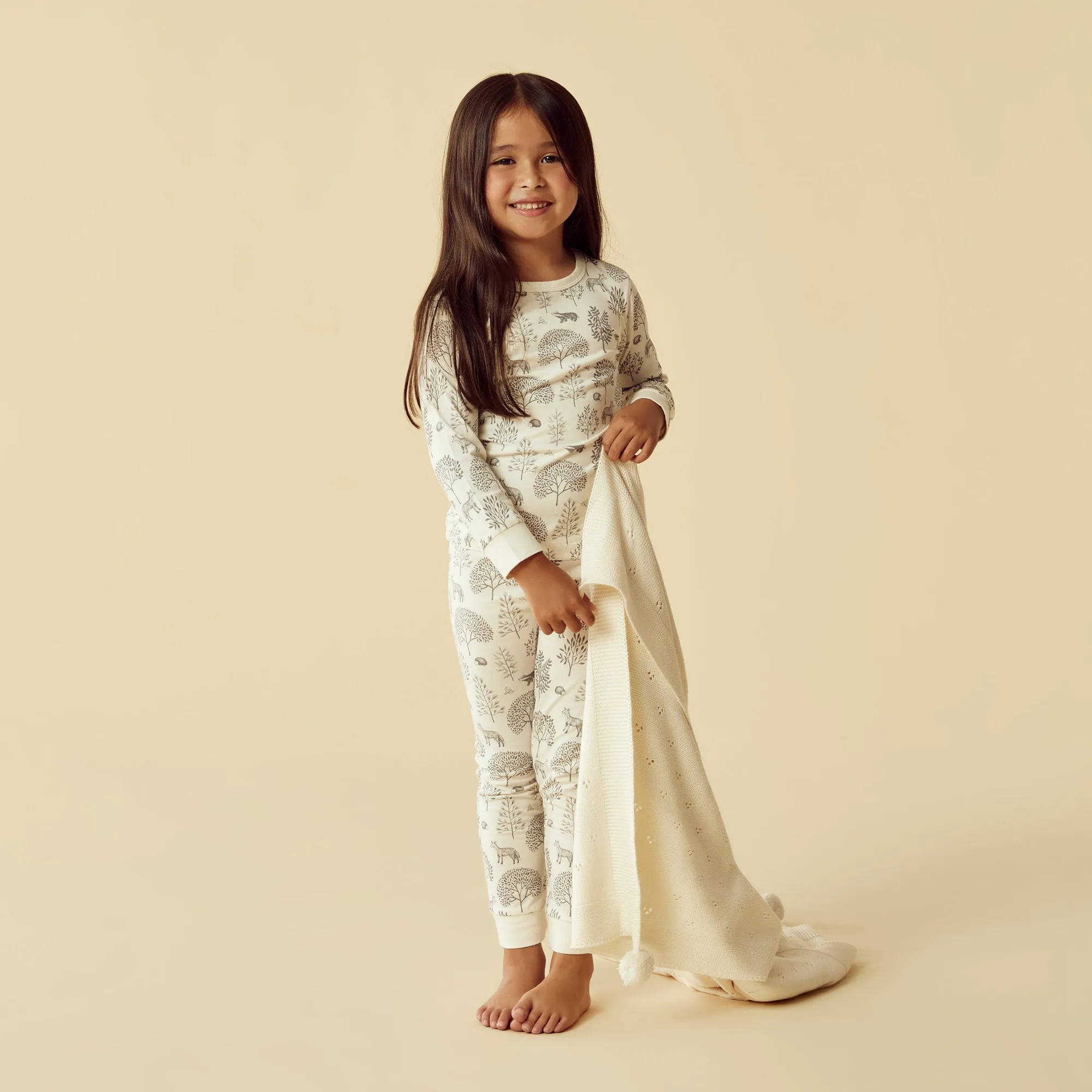 Woodland Organic Long Sleeve Pyjamas