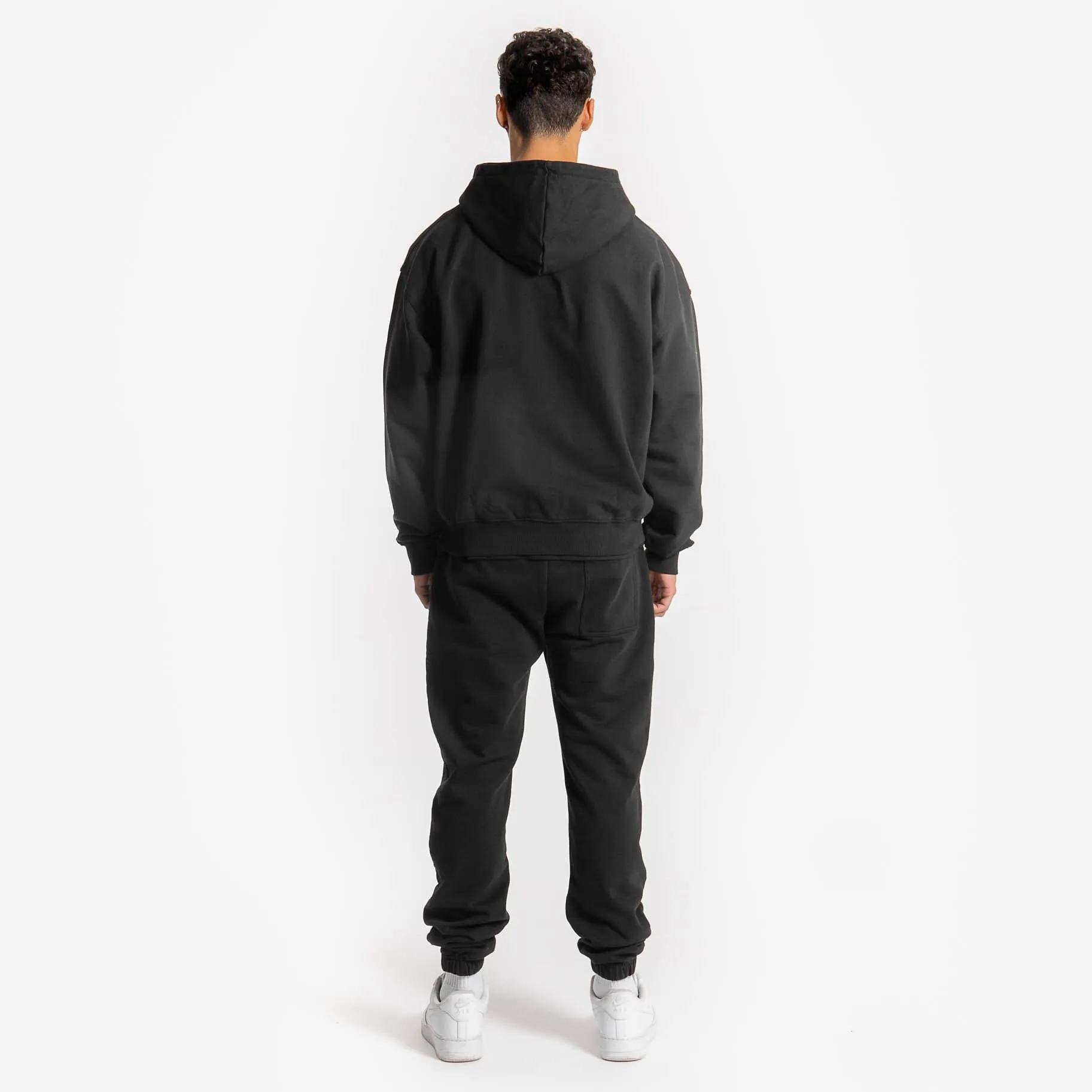 Zip Hoodie - Black