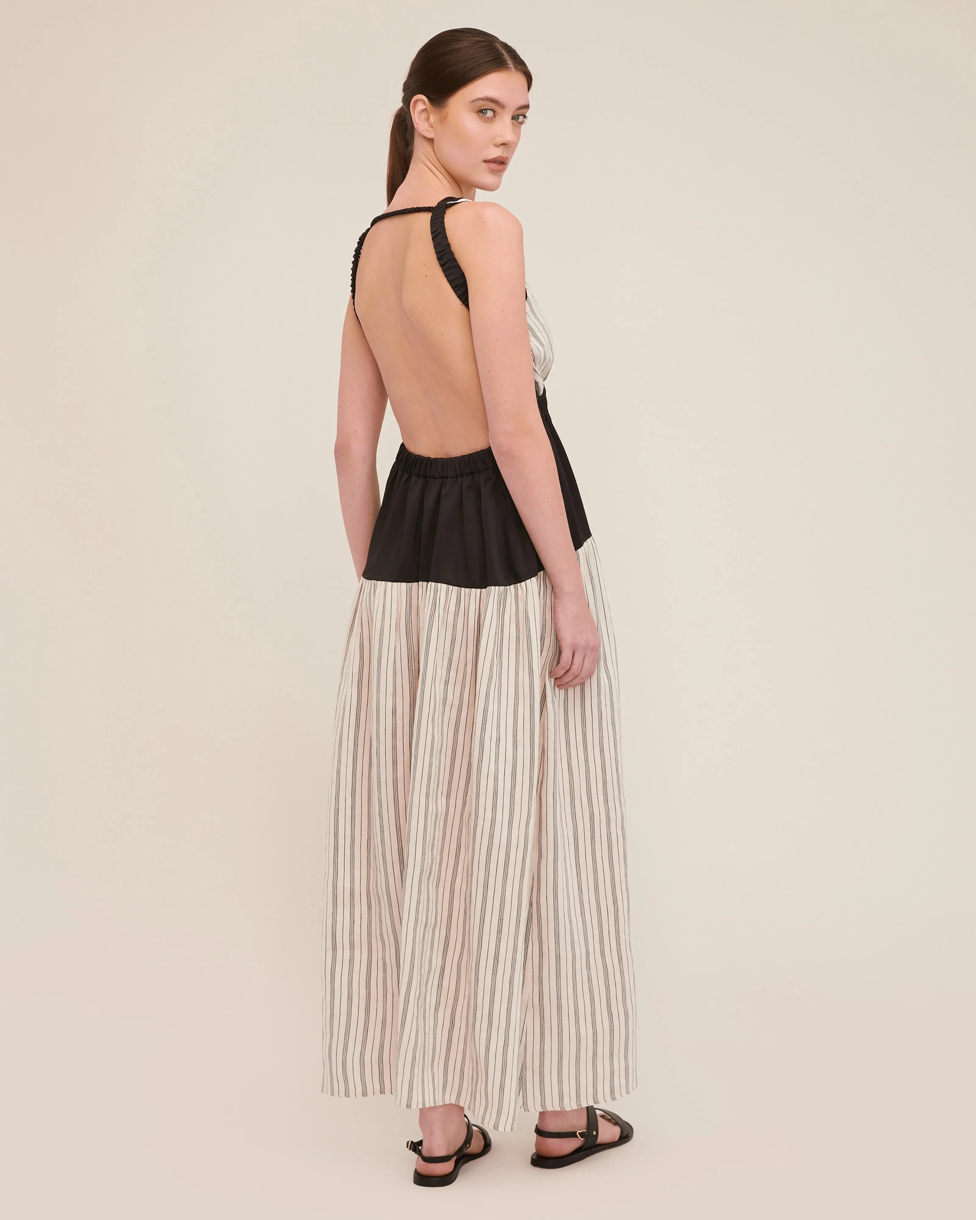 Zoe Stripe Maxi Dress