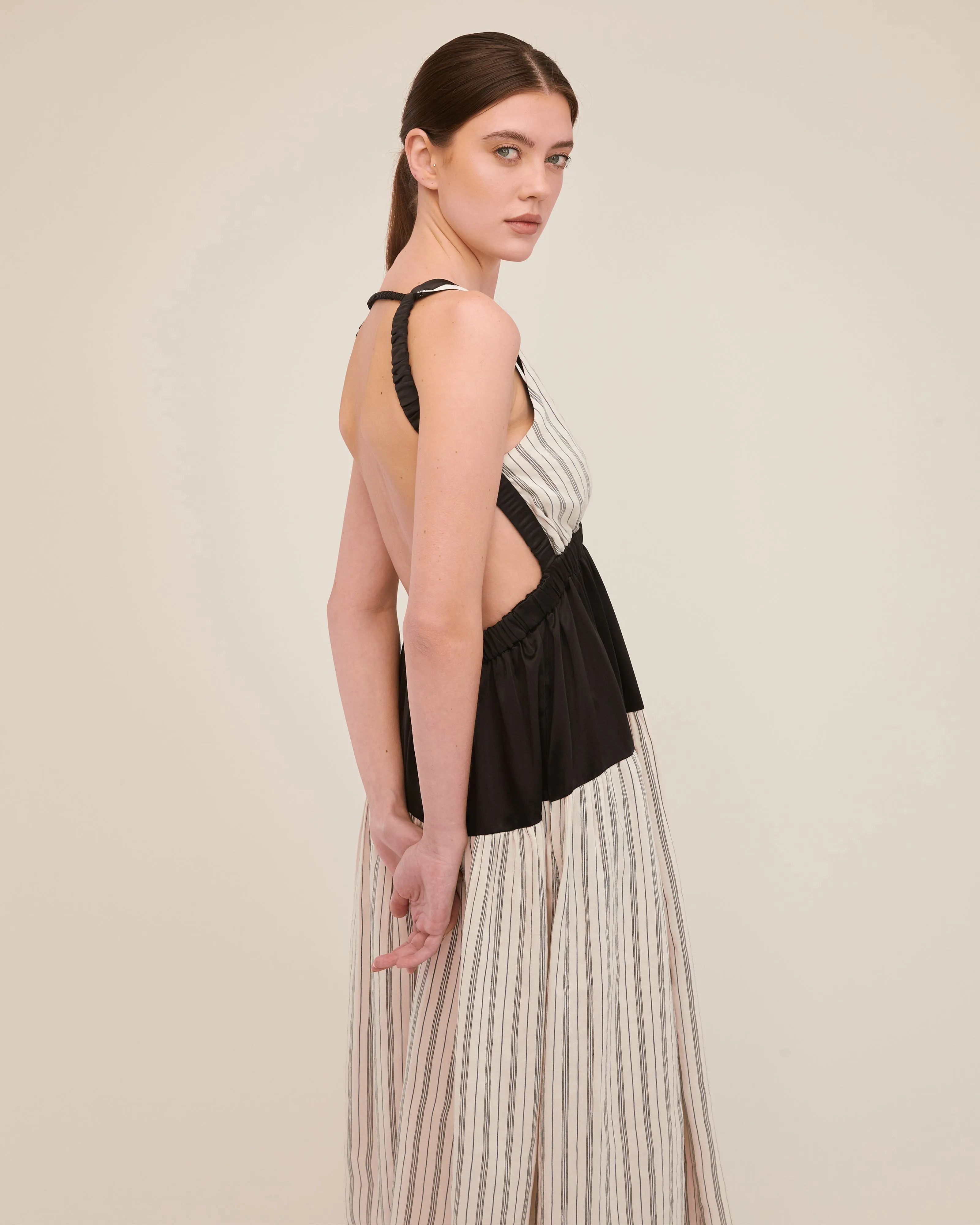 Zoe Stripe Maxi Dress